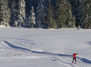  Practica esquí de fondo en la estación de Les Rousses 